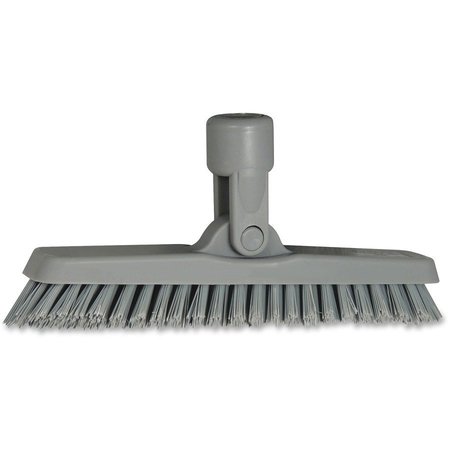 UNGER Swivel Corner Brush, SmartColor, 8.6", Gray/Assorted UNGCB20G